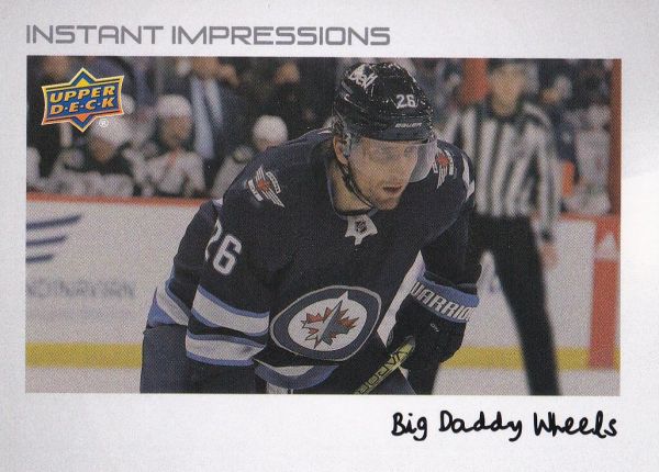 SP insert karta BLAKE WHEELER 22-23 UD Ser. 2 Instant Impressions Nickname Parallel číslo PZ-23